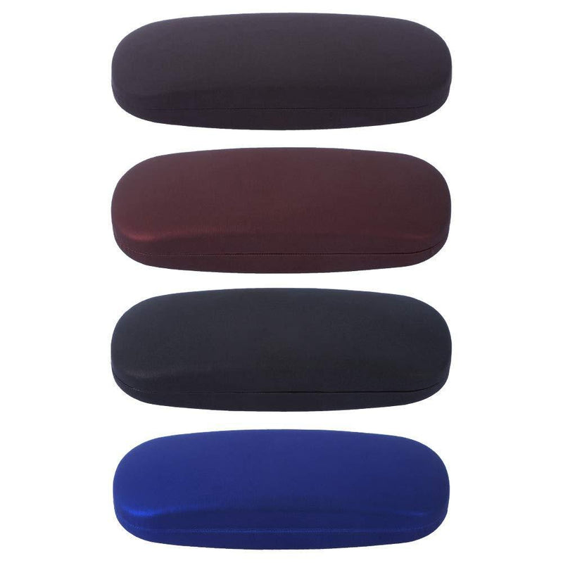 [Australia] - Yorgewd 4-Pack Glasses Case Hard Shell Eyeglasses Case Protective Casefits Most Glasses and Sunglasses Suitable for Men&Women 