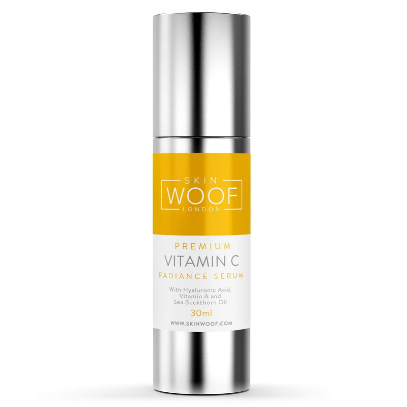 [Australia] - Skin Woof Vitamin C Radiance Serum with Hyaluronic Acid, Vitamin A and Sea Buckthorn Oil | Instantly Revives and Brightens Skin | Natural & Organic - 30ml 
