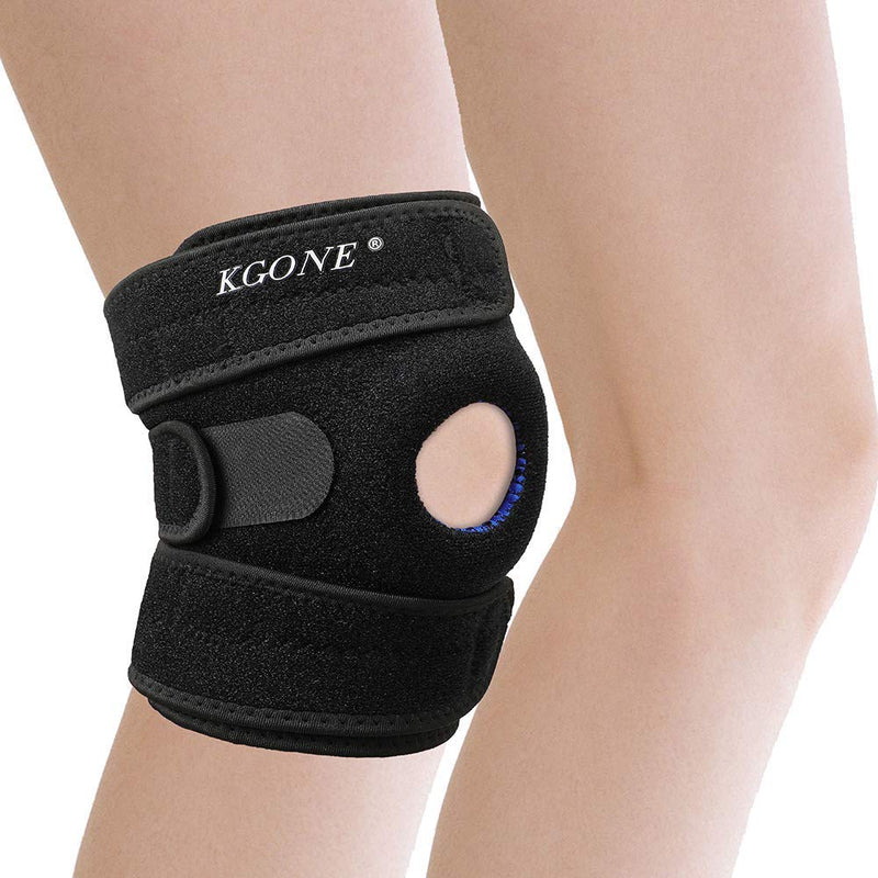[Australia] - KGONE Knee Brace Support with Anti-Slip Design, Fully-Adjustable Neoprene Brace-Support for Sports, Arthritis Pain Relief, Joint Pain, Tendonitis, Meniscus Tear, Basketball, Running, Men & Women 