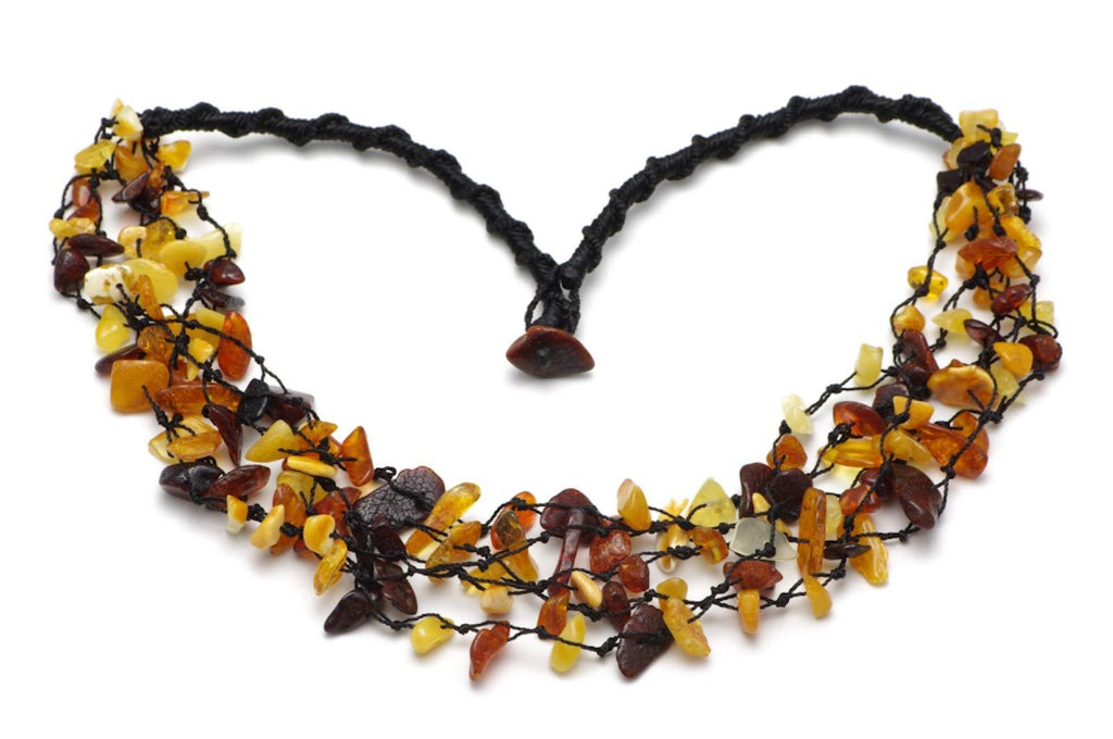 [Australia] - Women's Amber Necklace - 100% Baltic Amber - Amber Jewellery - Real Amber Beads - Women's Necklace 45.0 Centimetres 