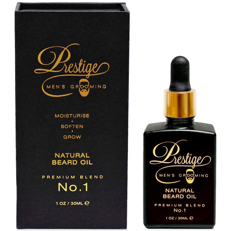 [Australia] - Beard Oil for Men by Prestige Mens Grooming ‚Äî for Healthy Beard Growth ‚Äî 100%¬†Premium Natural Blend ‚Äî Beard conditioner Oil ‚Äî Patchouli oil & Ylang Ylang oil (musky-earthy, floral Scent) 30ml 