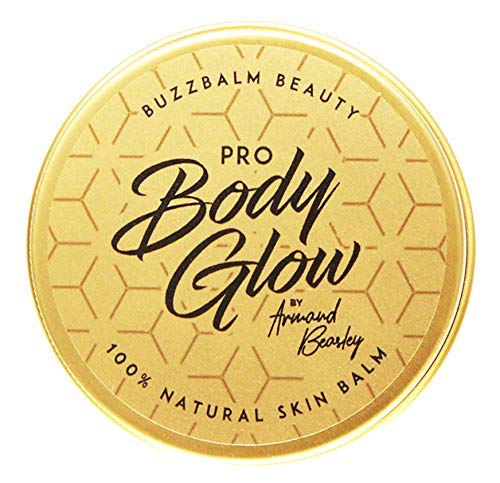 [Australia] - Pro Body Glow Body Balm - Moisturising High Shine Skin Balm and Beauty Balm Loved by Celebrities - Unique Beauty Gifts for Women Men by Armand Beasley Natural Body Makeup (3oz, 85g) 