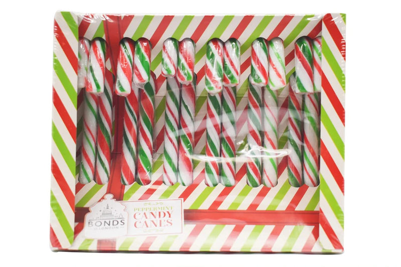 [Australia] - Bonds of London 12 Peppermint Flavour Candy Canes Box, 144 g 144 g (Pack of 1) 