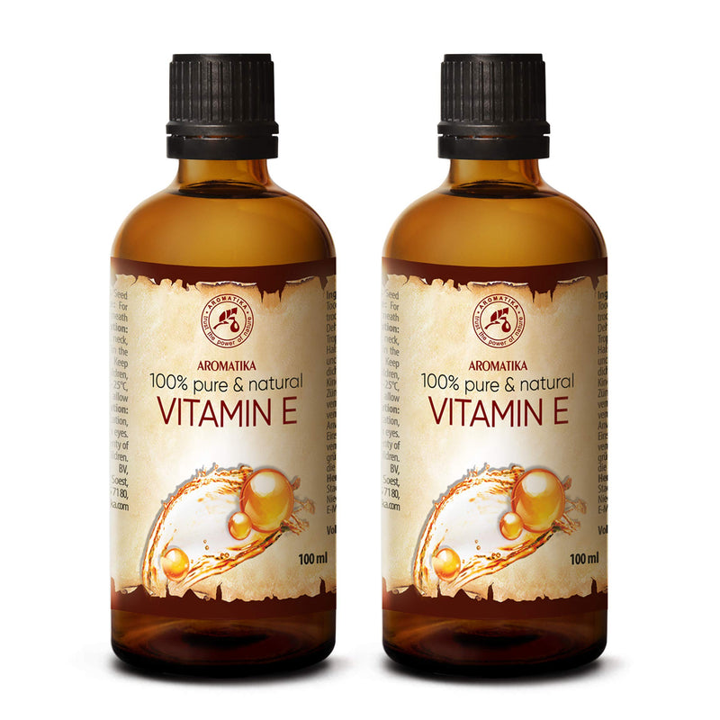 [Australia] - Vitamin E Oil 200ml for Hair, Face, Body, Anti Aging Skin Care for Sensitive Oil - Anti Wrinkle Natural Tocopherol Oil 