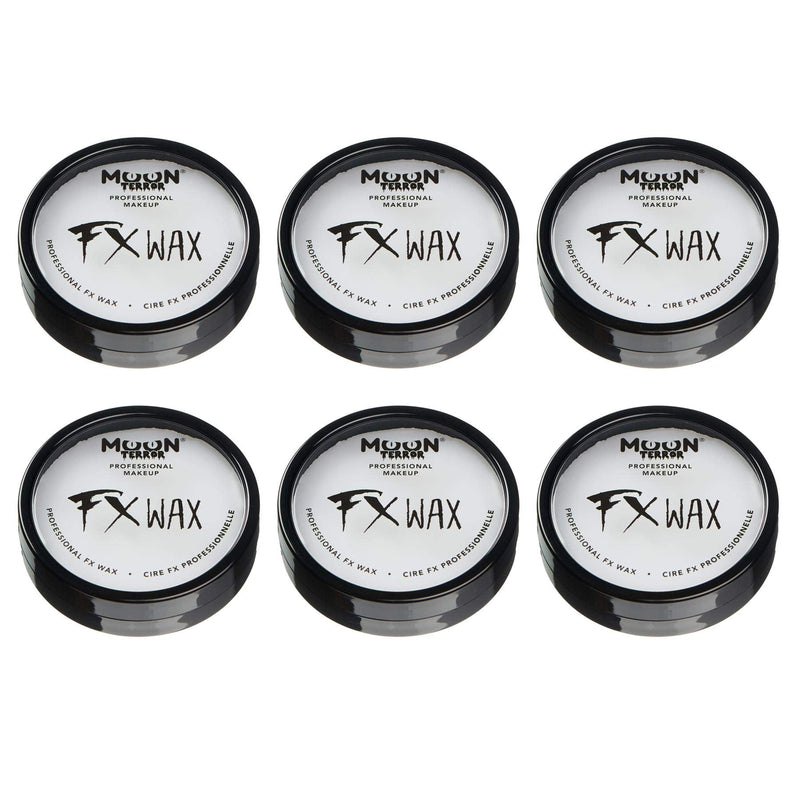 [Australia] - Moon Terror Pro FX Scar Wax | 20g x6 | Professional Quality | Made in the UK & Cosmetically Certified | 100% Safe & Easy To Use | Vegan & Cruelty Free Set of 6 