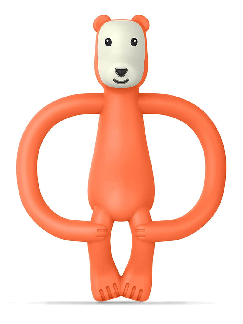 [Australia] - Matchstick Monkey, Bramble Bear Baby Teething Toy, Stimulates and Massages Sore Gums, 3 Months Old + 1 Animal Teether 