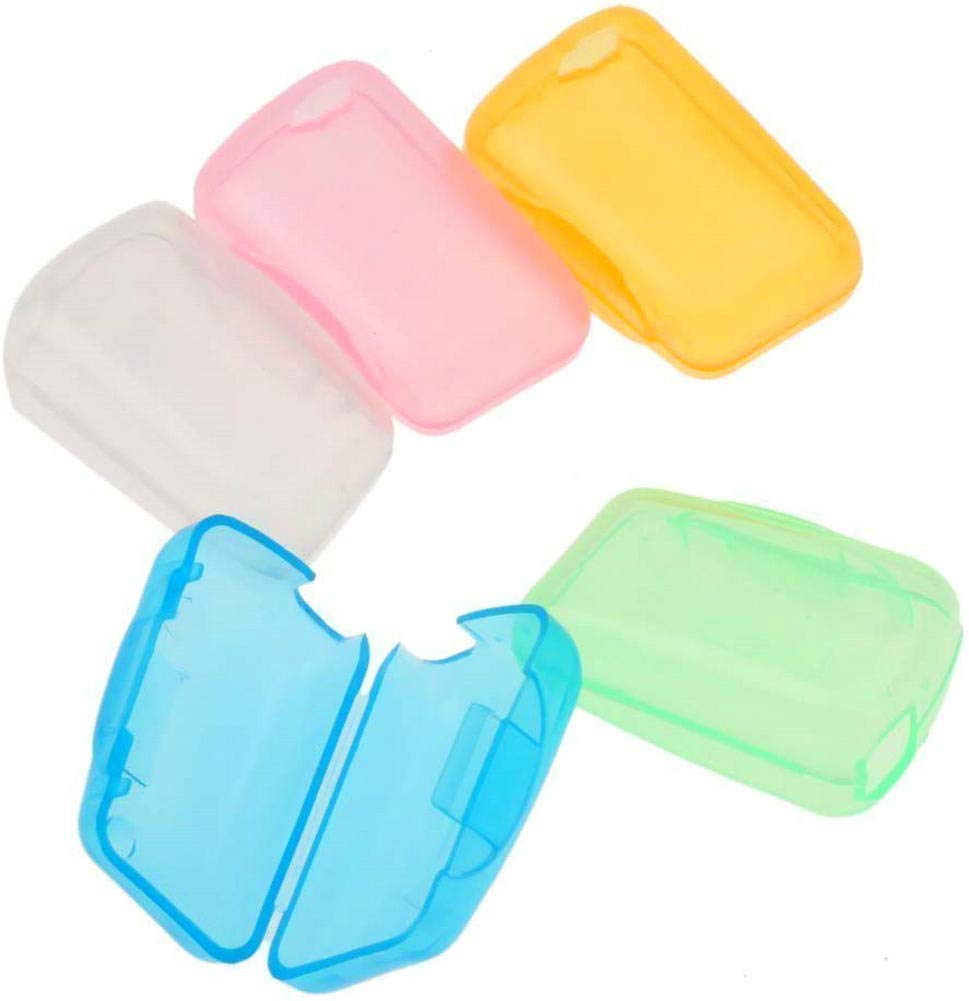 [Australia] - NICEMOVIC 5 Pieces Travel Portable Toothbrush Head Covers Toothbrush Protective Case Toothbrush Head Protector Cap 