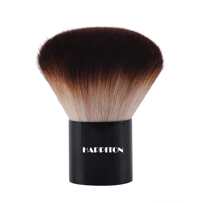 [Australia] - Kabuki Face Brush Foundation Brush for Powder Mineral Foundation Blending Blush Buffing Makeup Brush (Aluminum Handle) 