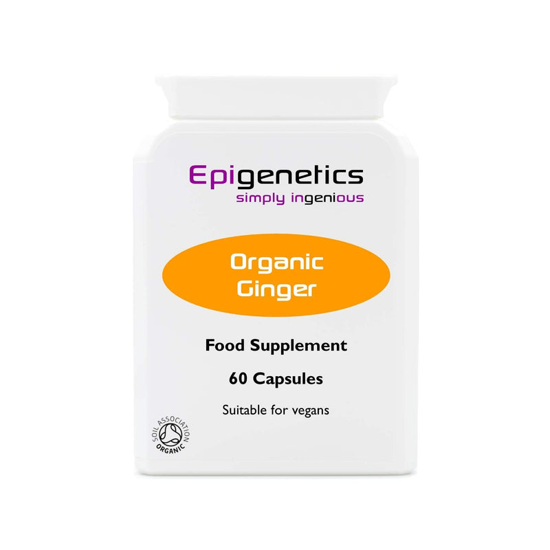 [Australia] - Organic Ginger 330mg | Natural Zingiber Officinale Herb Supplement | 60 Vegan Friendly Capsules UK Made | 1 Capsule Daily (2 Month Supply) 