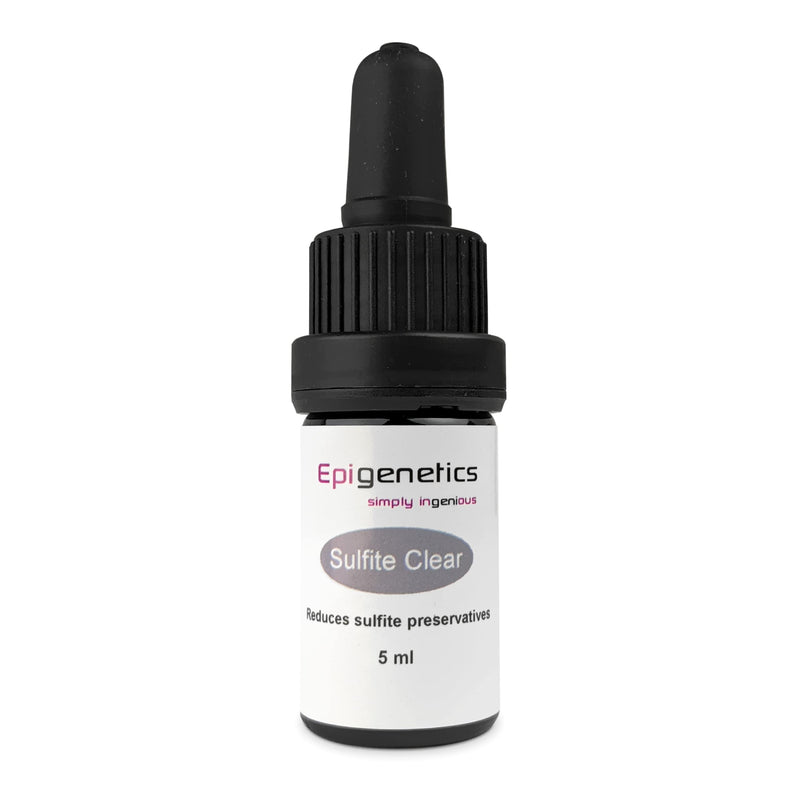 [Australia] - Sulfite Clear 5ml | 3% Food Grade Hydrogen Peroxide | Sulphite Remover Drops | Premium UV Blocking Miron Violet Glass & Pipette Dropper 
