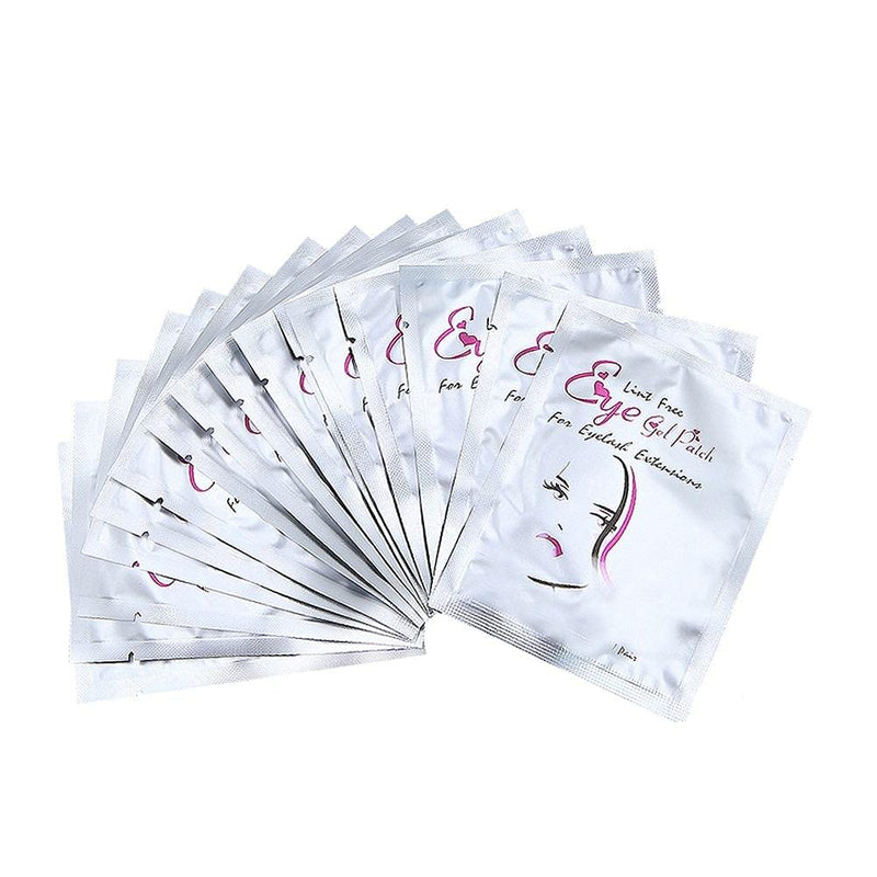 [Australia] - 50 Pairs Eye Gel Pads, Lint Free Eyelash Patches, Under Eye Gel Pads for Pro Salon and Individual Eyelash Extension 