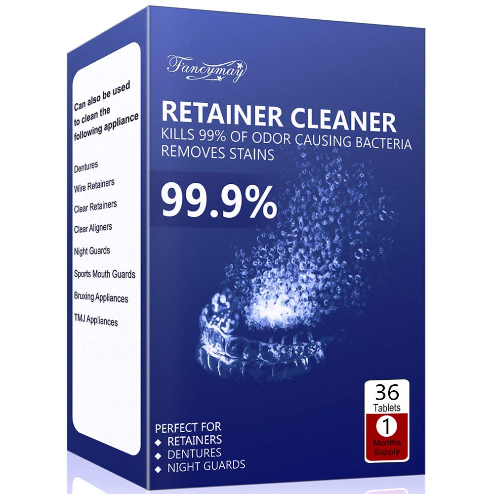 [Australia] - Retainer Cleaning Tablets - New Formulation (36 Tablets Pack, 1 Months Supply) 36 Count (Pack of 1) 