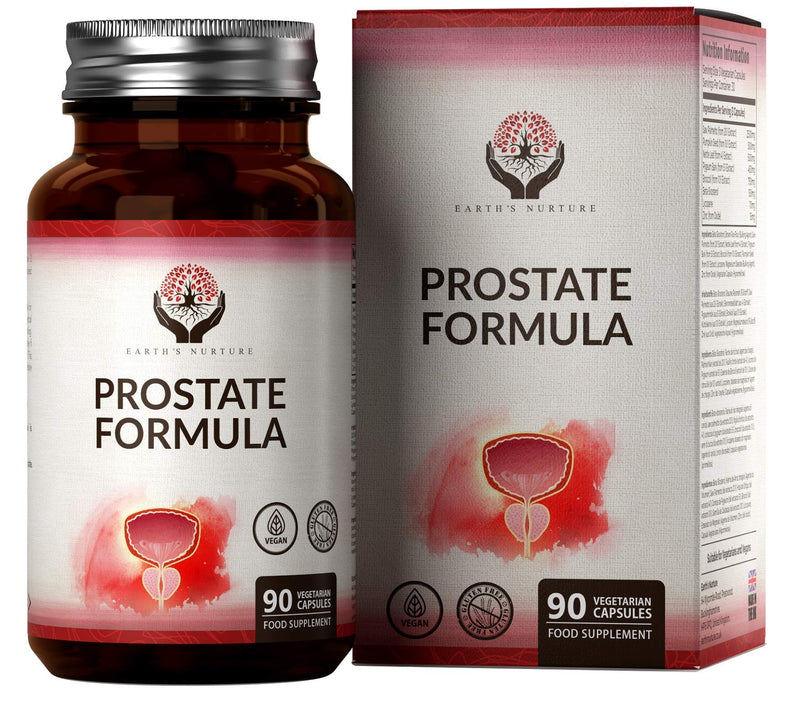 [Australia] - EN Prostate Supplement | with Saw Palmetto, Pumkin Seed Extract & Zinc to Support Mens Health | 90 Vegetarian Capsules | Non GMO & Gluten Free | Made in The UK in ISO Licensed Facilities 