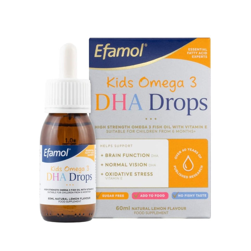 [Australia] - Efamol Kids Omega 3 DHA Drops | Suitable for infants from 6 months to adults | Natural Lemon Flavour | Sugar Free 