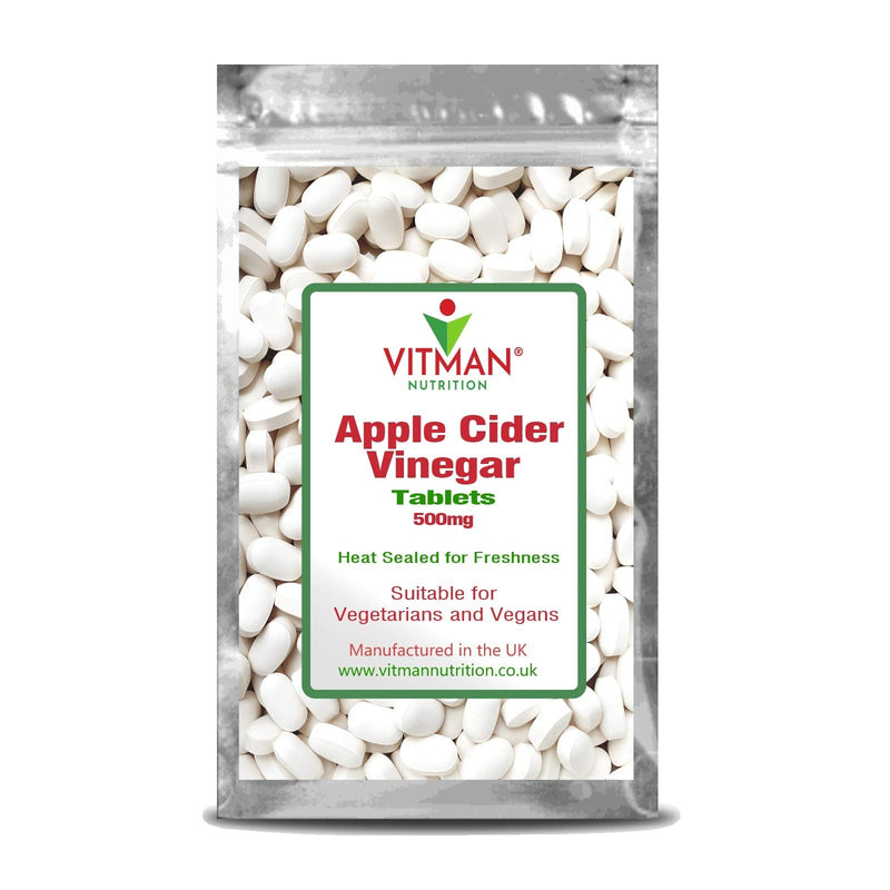 [Australia] - Raw Apple Cider Vinegar Optimal Tablets 1500mg Per Serving, 90 Natural Vegan Tablets, Made from UK Grown Apples with The Mother, Keto Diet (30 Days Supply) 