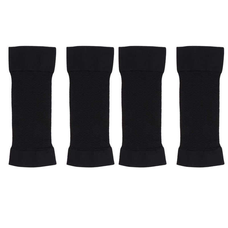 [Australia] - LIOOBO 2 Pairs Lymphedema Arm Sleeve Post Mastectomy Compression Sleeve Anti Swelling Glove Gauntlet Arm Support Brace for Anti Edema Swelling Lymphedema Black 