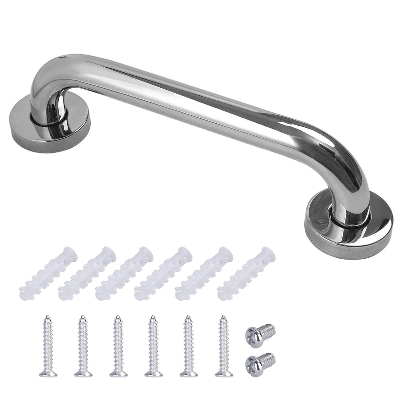 [Australia] - Bathroom Grab Bar Stainless Steel Bath Grab Shower Safety Handle Towel Holder for Kids Elderly Injured Bathroom Safety Aid 10 inch/25cm 10 inch/25 cm 