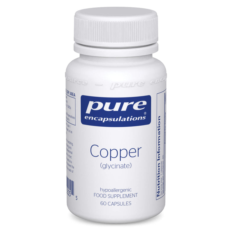 [Australia] - Pure Encapsulations - Copper (glycinate) - Support for Normal Function of The Immune System - 60 Capsules 