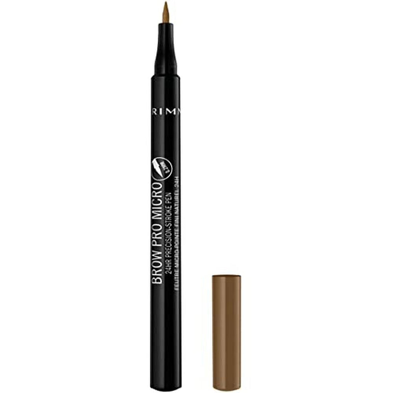 [Australia] - Rimmel London Brow Pro Micro 24HR Precision-Stroke Pen, Microfilling Felt Tip, Blonde, 1 ml 