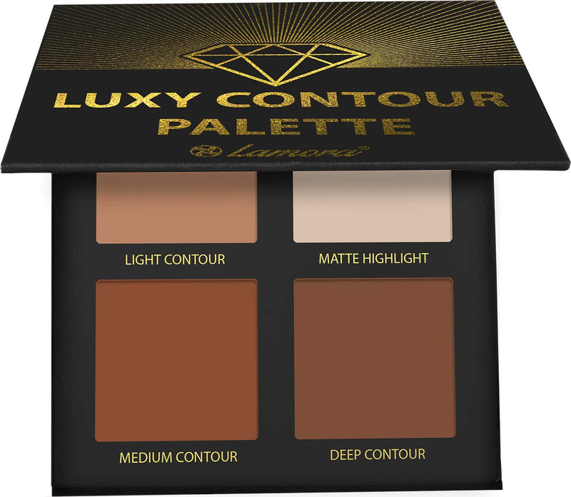 [Australia] - Contour Pallet Makeup Powder Contour Kit - Contour Palette With Mirror - 4 Highly Pigmented Matte Colors For Contouring And Highlighting - Vegan, Cruelty Free And Hypoallergenic 