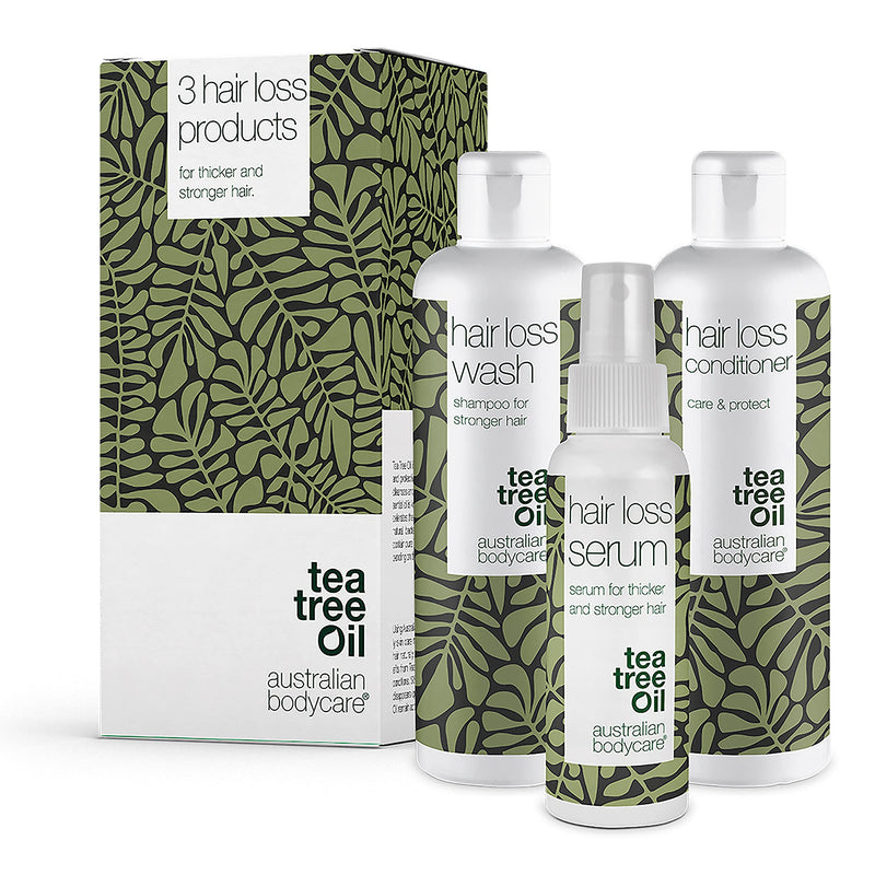 [Australia] - The Hair Loss Kit ‚Äì 3 products Ideal for women and men with hair loss problems | Inside the kit: Hair loss Serum 100ml, Hair loss shampoo 250ml and Hair Loss Conditioner 250ml from Australian Bodycare 3 - Pack 