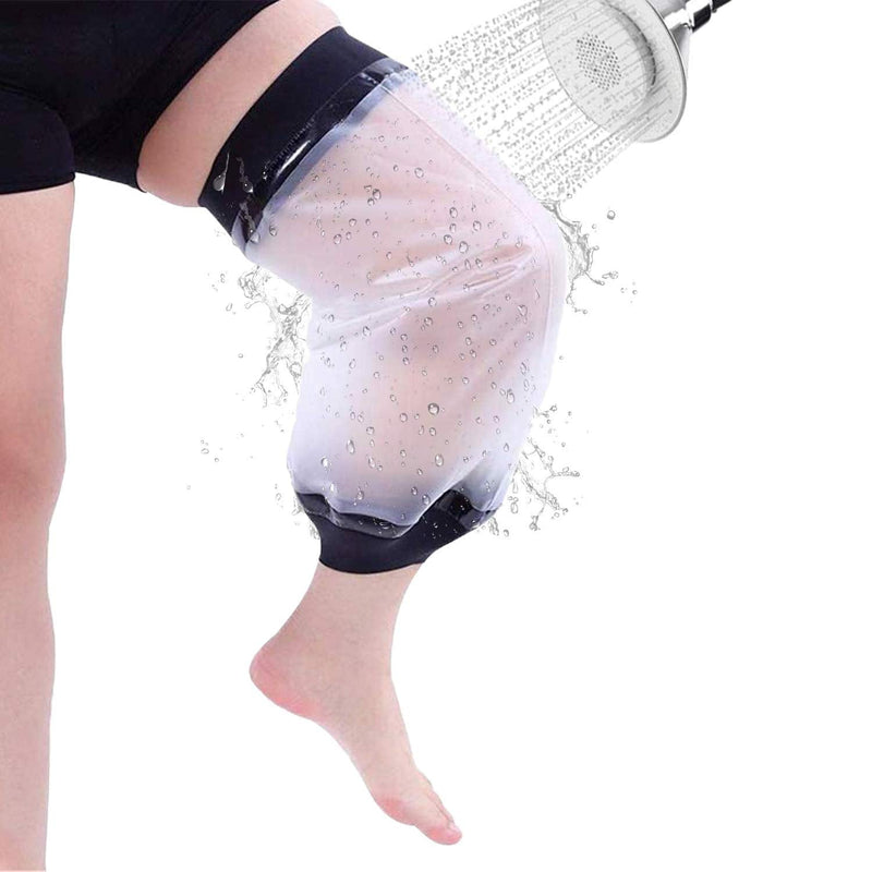 [Australia] - HKF HO KI HO Waterproof Protectors Dressing Cover for Shower,Cast Protector for Adults Knee,Adult Broken Knee Wound Burns Cast Cover with Waterproof Seal Protection, Lightweight Reusable. 