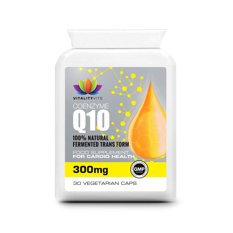 [Australia] - Co Enzyme CoQ10 30 Capsules 300mg - High Strength Trans Form - UK Made - GMP Quality (30s) 30 Count (Pack of 1) 