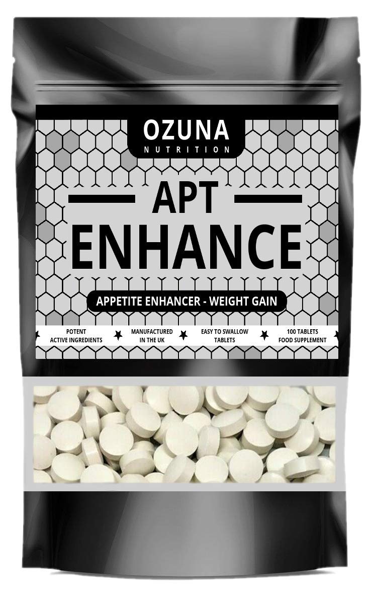 [Australia] - APT Enhance Appetite Enhancer Stimulant - Max Strength Appetite Boosting Pills - Proven Natural Formula - Helping You to Eat More & Gain Weight | 100 Tablets 