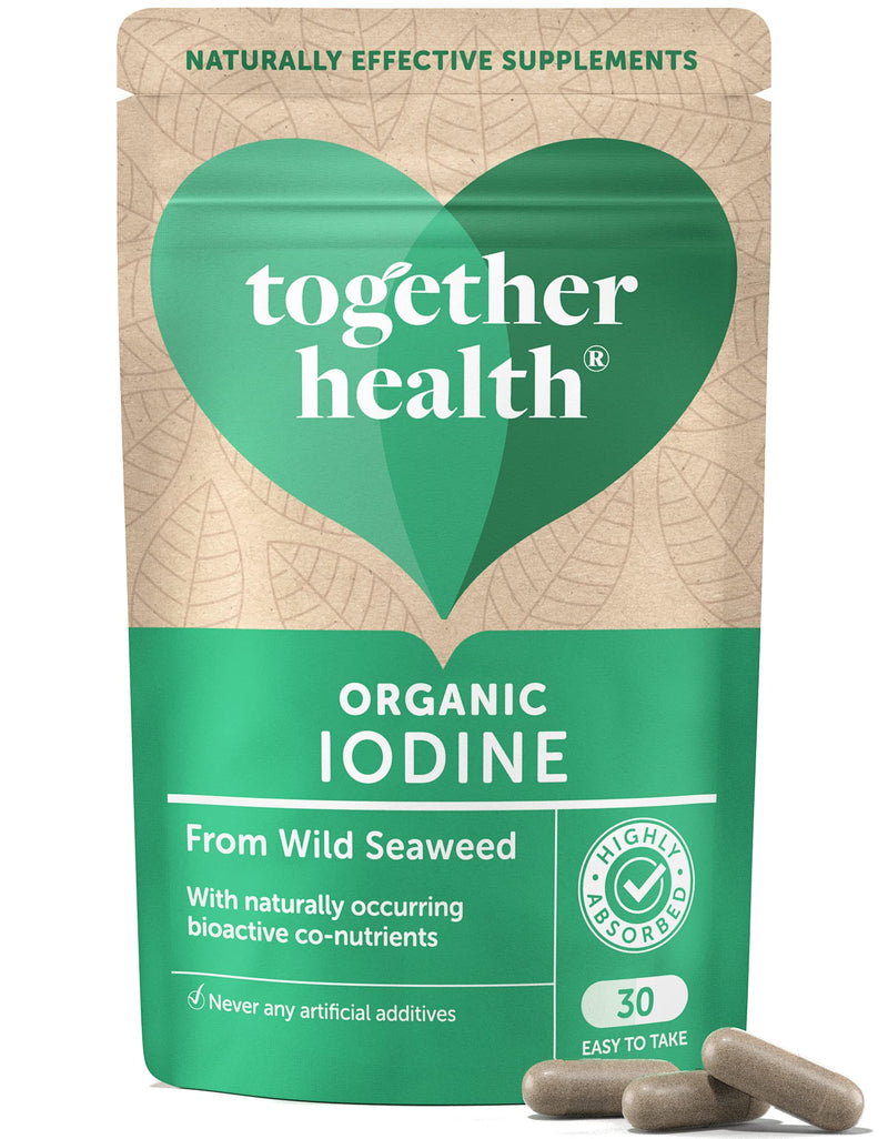 [Australia] - Organic Seaweed Iodine Supplement � Together Health � from Organic Seaweed � Natural Source of Iodine � Vegan Friendly � Made in The UK � 30 Vegecaps 30 Count (Pack of 1) 