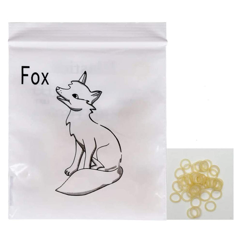 [Australia] - Angzhili 2 Packs Dental Elastic Rubber Bands Orthodontic Elastics Braces Teeth Gap (Fox 1/4") Fox 1/4" 