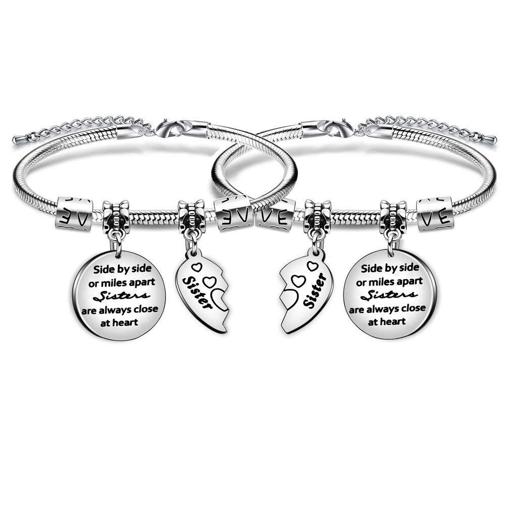 [Australia] - Sisters Bracelet Jewellery for Women Birthday Christmas Gifts for Sisters and Friends 