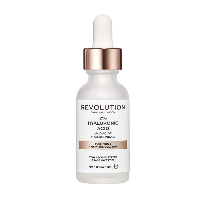 [Australia] - Revolution Skincare London, 2% Hyaluronic Acid Hydrating Serum, 30 ml (Pack of 1) 