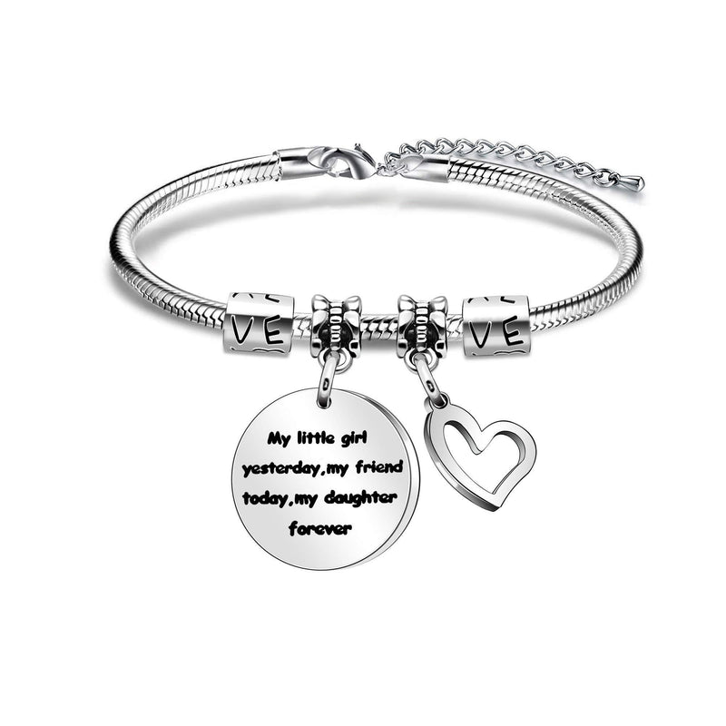 [Australia] - Daughter Gift Charm Bracelets Women Girl Jewellery Birthday Gift for Daughter 