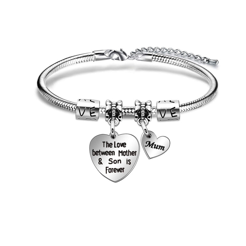 [Australia] - Mother Gifts Charm Bracelet for Mum Women Jewellery Birthday Mother's Day Gifts 