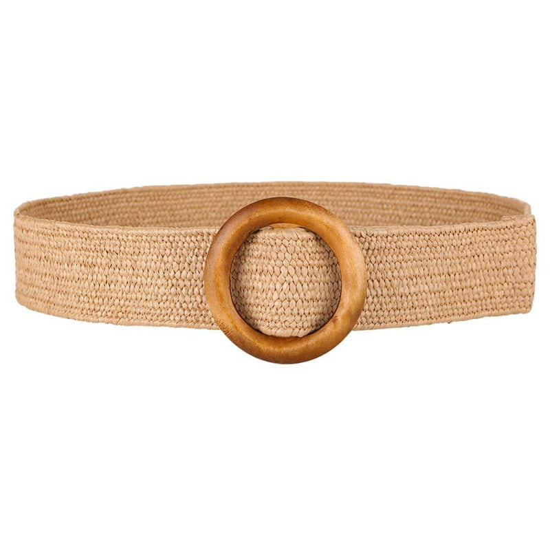 [Australia] - TENDYCOCO Waist Belt Women Straw Dress Belt Woven Waist Belt Accessory for Women Ladies Jeans Dresses Pants 