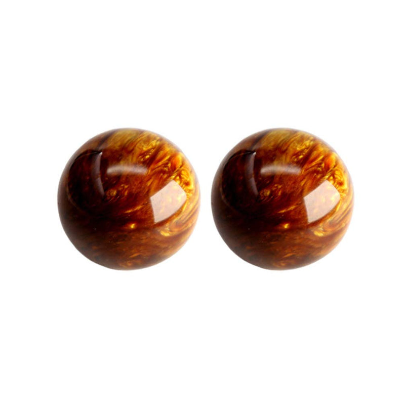 [Australia] - Exceart Massage Balls Chinese Stress Balls 2PCS Wooden Baoding Massage Exercise Baoding Balls for Hand and Wrist Strengthening Wrist Wood Picture 1 medium 