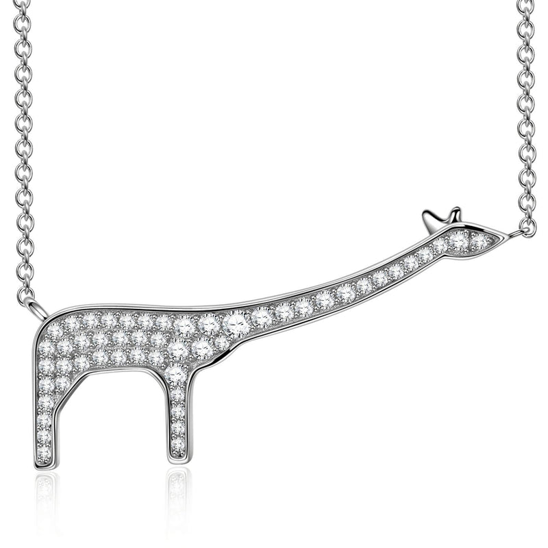 [Australia] - AVATAR Necklace for Women, Stylish Giraffe Necklace Valentines Gifts for Her 925 Sterling Silver, Gift Box, Jewellery Gifts for Women 