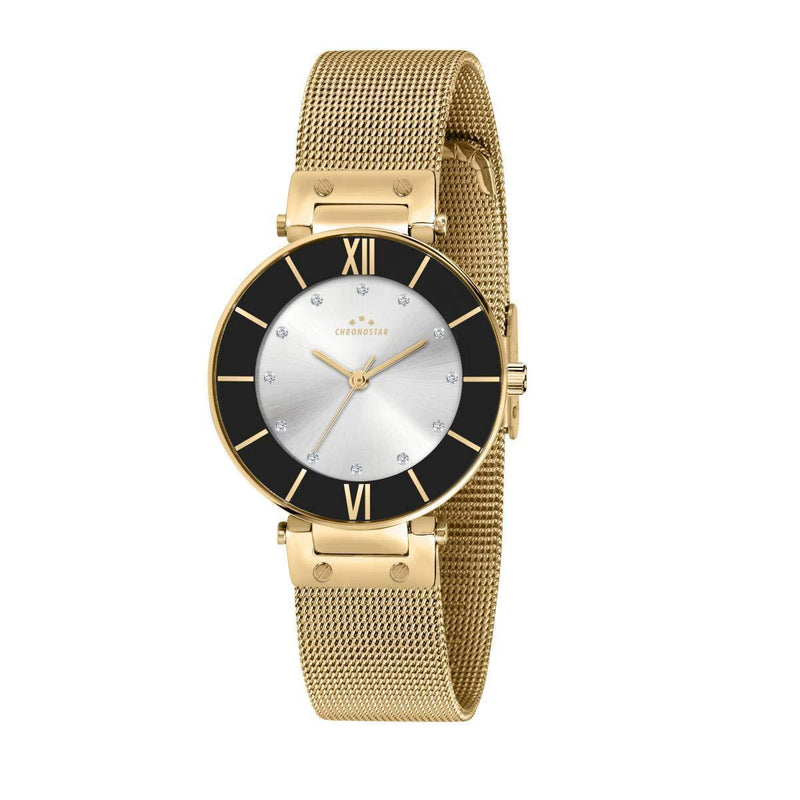 [Australia] - Chronostar Women's Analog Quartz Watch with Stainless Steel Strap R3753282501 