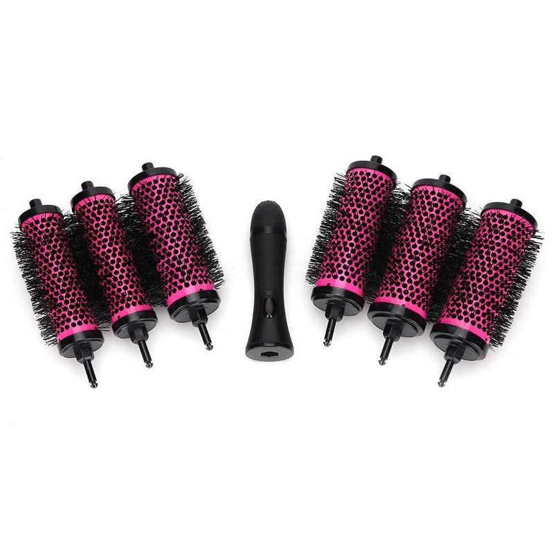 [Australia] - Round Hair Brush Curly Hair Comb Ionic Ceramic Hairdressing Roller for Curling Hair Detachable Comb Hairdressing Comb 