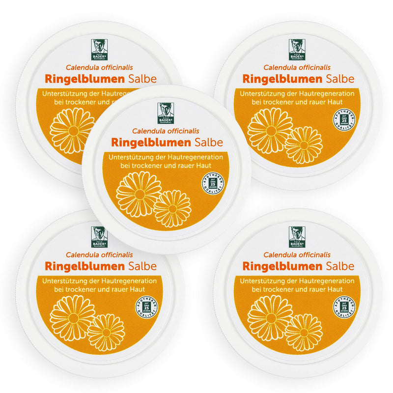 [Australia] - BADERs marigold ointment from the pharmacy. Calendula officinalis with valuable plant extracts 5 x 18ml 