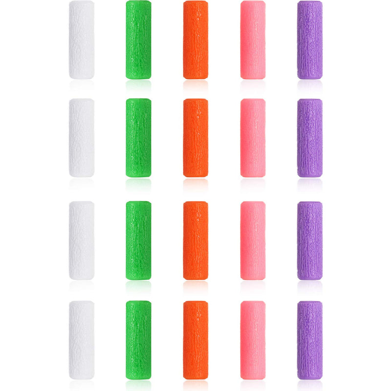 [Australia] - 20 Pieces Aligner Tray Seaters Chewies for Aligner Trays Chompers Aligner Trays (Pink, Orange, Green, Purple, White) Pink, Orange, Green, Purple, White 