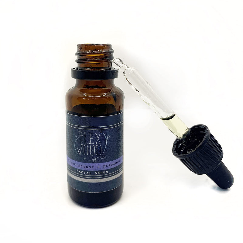 [Australia] - Frankincense and Bergamot Facial Serum - 100% Natural, Vegan, Moisturising for both Men and Women, Cruelty Free, anti ageing - 20ml 