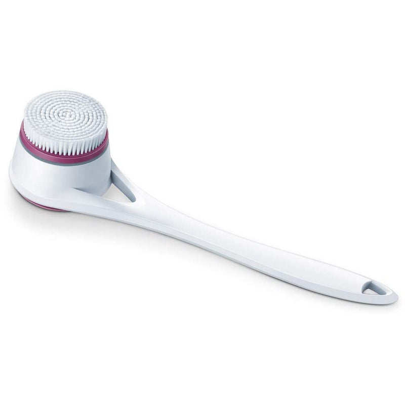 [Australia] - Beurer FC25 Powered Body Brush | for Deeper Cleaning and Exfoliation for Softer Skin | 2 Removable Brush attachments | 2 Speed Settings | Easy-Reach Handle | Waterproof Fixed handle 