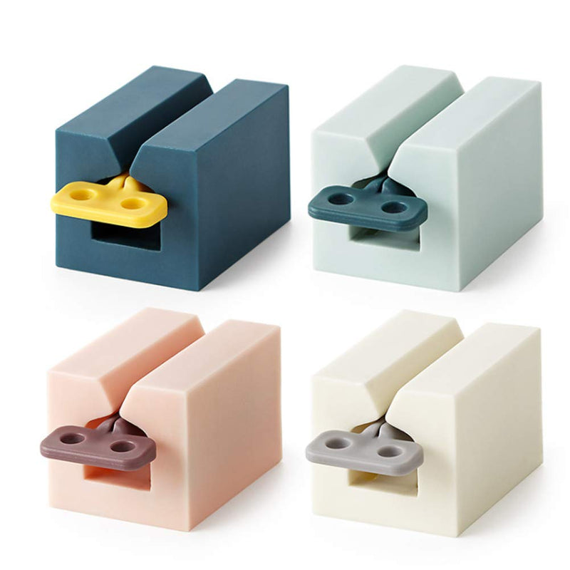 [Australia] - Wudong 4 Pcs Rolling Tube Toothpaste Squeezer, Toothpaste Dispenser Toothpaste Seat Holder Tube Squeezer for Toothpaste Mustard Ketchup Cosmetic Oil Cream 