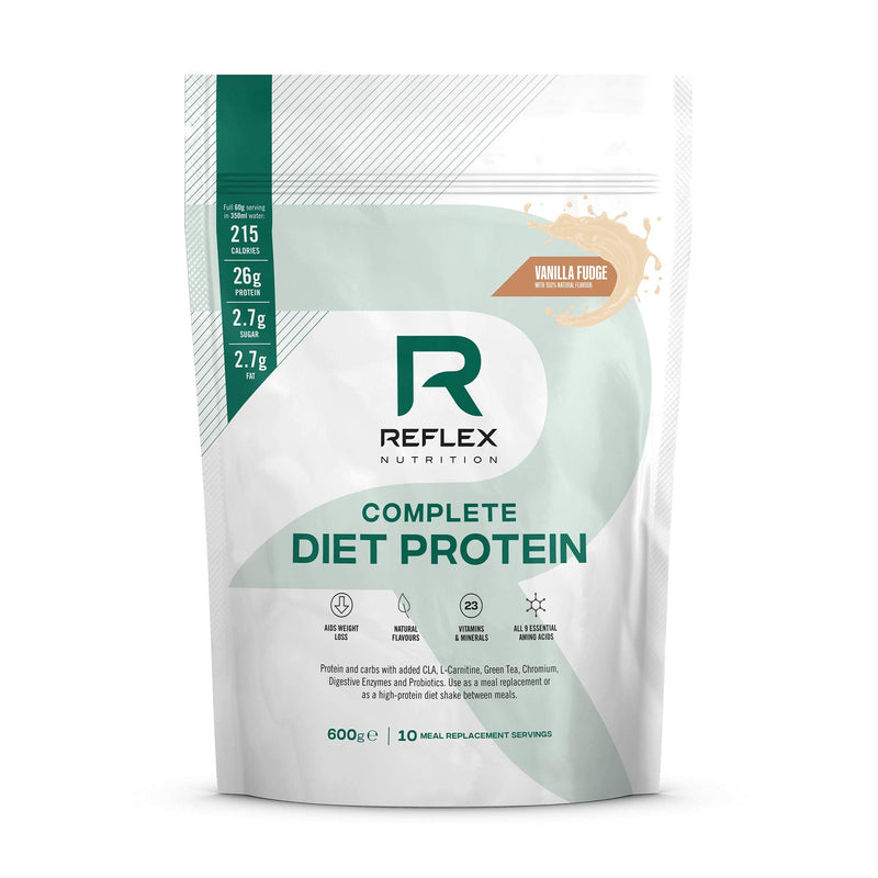 [Australia] - Reflex Nutrition Diet Shake | Diet Meal Replacement Shake | Diet Protein Powder (Vanilla Fudge) (600g) 