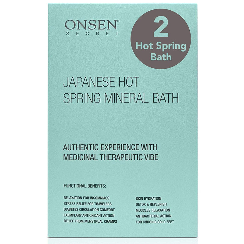 [Australia] - Onsen Japanese Hot-Spring Bath Minerals A Perfect Way to Hydrate and Soothe Your Body Soak in Green Bamboo Extract, Pagoda Tree Flower Enzymes, and More, Unwind, Relaxation, Improve Sleep (1 Count) 1 Count (Pack of 1) 