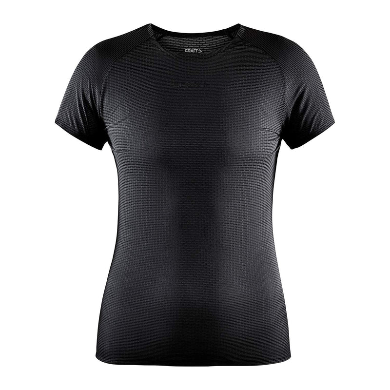 [Australia] - Craft Women's Pro Dry Nanoweight Short Sleeve Jerseys M Black 