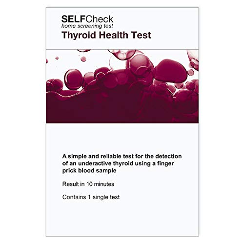 [Australia] - SELFCheck Thyroid Health Test, Underactive Thyroid Testing Kit, TSH Home Blood Test for Hypothyroidism, Freephone Customer Help Line 