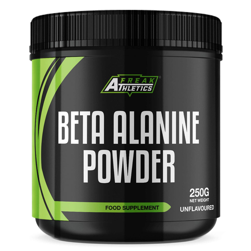 [Australia] - Beta Alanine Powder 250g by Freak Athletics - Premium Beta Alanine Supplement for Strength & Endurance - Suitable for Men & Women - UK Made 