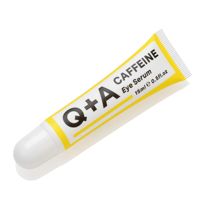 [Australia] - Q+A Caffeine Eye Serum. An eye serum to boost circulation and de-puff the under eye area. 15ml/0.5fl.oz 
